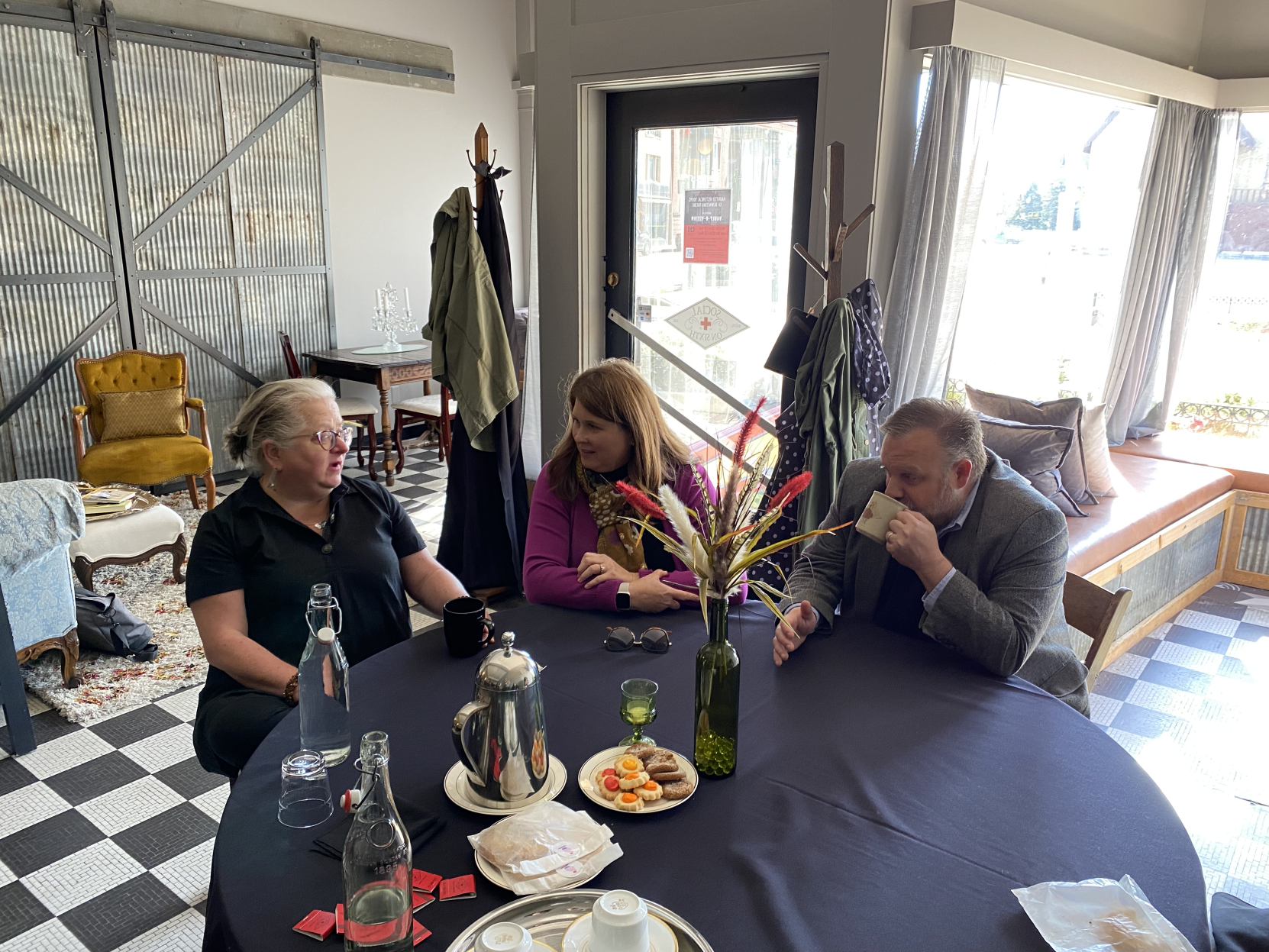 Cory Mason, Joan Roehre and Kathy Blumenfeld